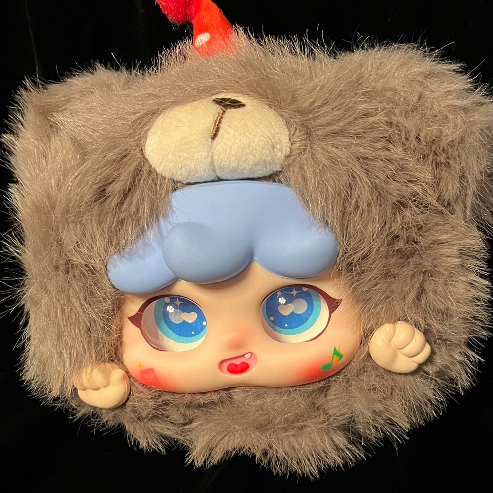 Plush Bear Hat toy - blue eyes -brand new-2 for $30